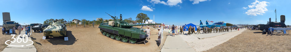 Выставка современной боевой техники