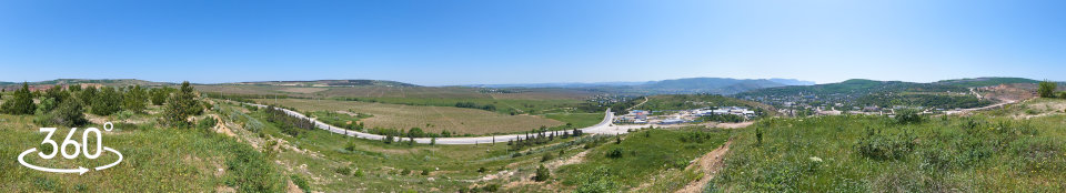 Балаклавская долина - панорама 360 градусов