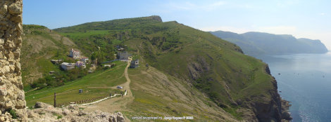 Вид на горы Спилия и Аскети
