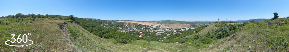 Западная часть города - 3д панорама 360 градусов