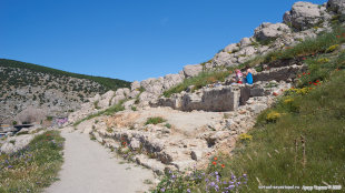 Раскопки в западной части крепости