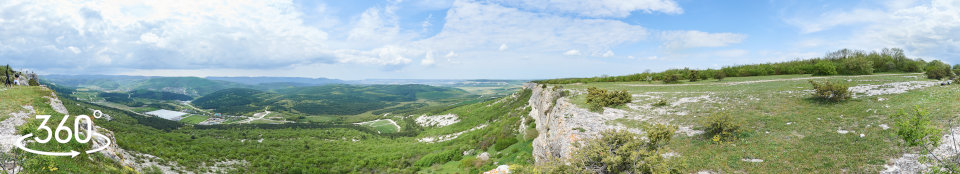 Вид на Шульскую долину и хребет Кара-коба