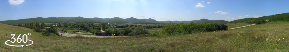 Варнутская (Варанаутская) долина - цилиндрическая панорама 360 градусов