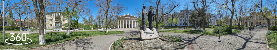 Памятник Кириллу и Мефодию - сферическая панорама 360 градусов