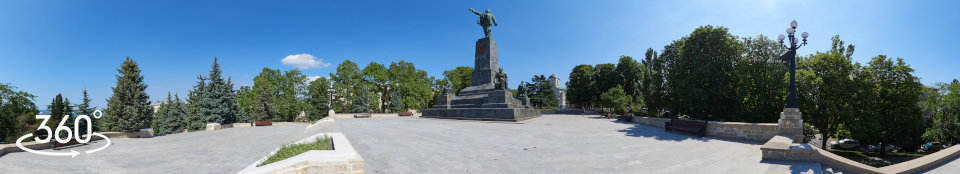 Памятник Ленину - сферическая панорама 360 градусов