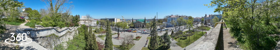 Екатерининский сквер - панорама 360 градусов