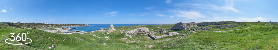 Западный оборонительный участок - панорама 360 градусов