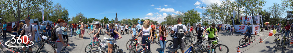 Фестиваль Велопобеда-2017 на площади Нахимова