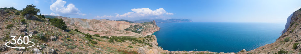 Вид на Василеву балку - 3д панорама 360 градусов