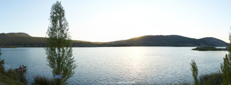 Озеро у горы Гасфорта