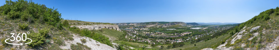 Поселок Октябрьский - панорама 360 градусов