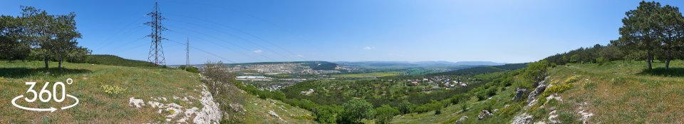 Посёлок 3-й Гидроузел Водоканала - панорама 360 градусов
