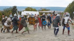 Бои средневековых русских воинов