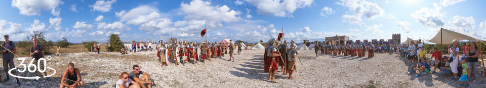 Тренировка римских легионеров в каструме