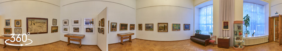 Выставка Товарищество южнорусских художников. XIX век, панорама экспозиции зала № 2