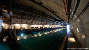 Подземный канал базы подводных лодок