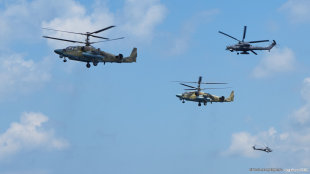 Вертолеты Ка-52 и Ми-28