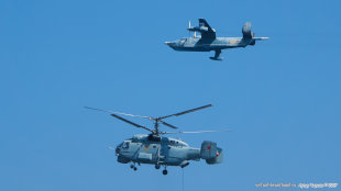 Вертолеты Ка-27ПЛ и самолет Бе-12