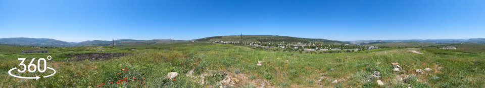 Вид на Балаклавскую долину - панорама 360 градусов