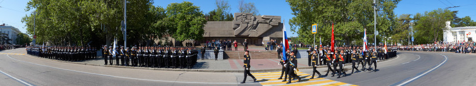 Парад 9 мая в честь Дня Победы в Севастополе