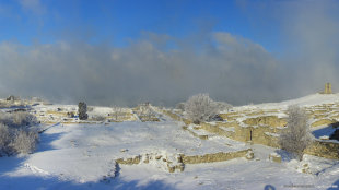 Херсонес в снегу. Городище, фото